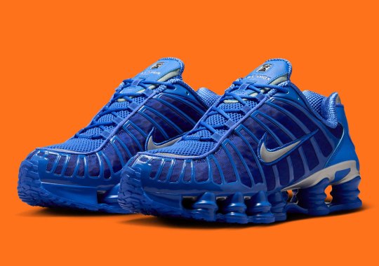 This Nike Shox TL “Hyper Royal” Is Missing Orange Laces