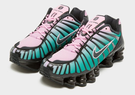 Watermelon Colors Overtake The Nike Shox TL