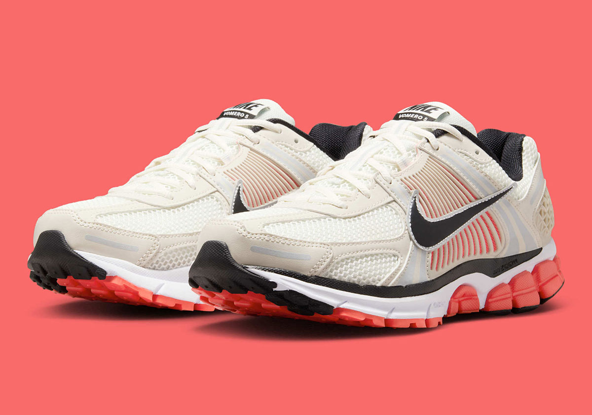 "Bright Crimson" Gleams From The Nike Zoom Vomero 5