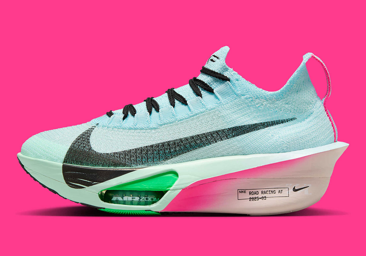 Nike Zoomx Alphafly 3 Glacier Blue Black Mint Foam Green Shock Hyper Pink Silt Red Fd8315 400 4