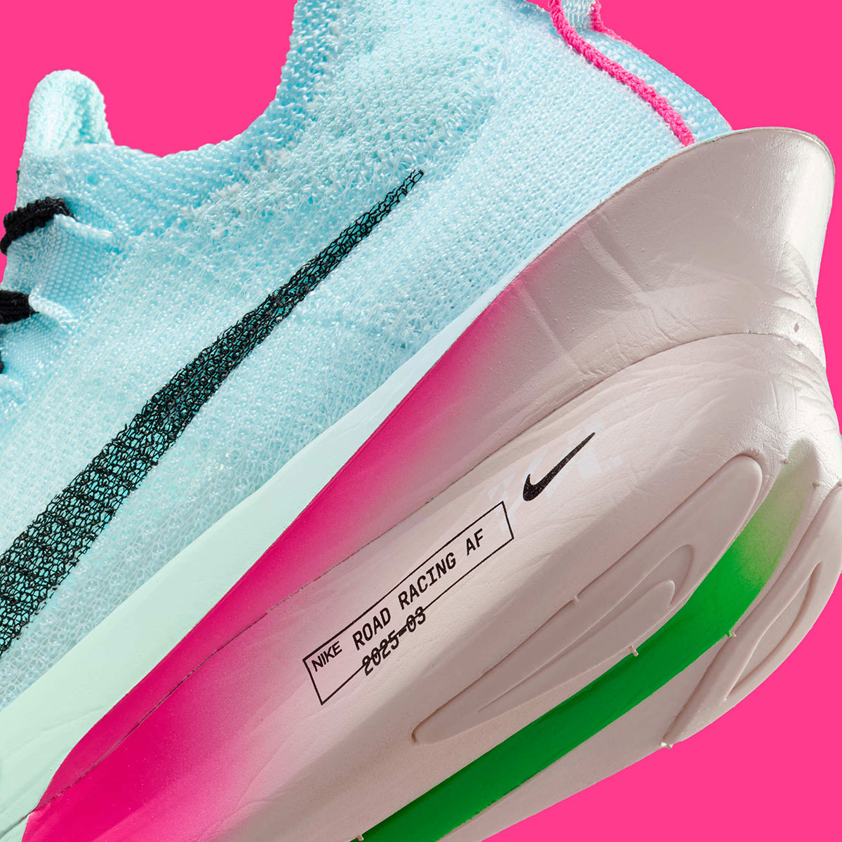 Nike Zoomx Alphafly 3 Glacier Blue Black Mint Foam Green Shock Hyper Pink Silt Red Fd8315 400 7