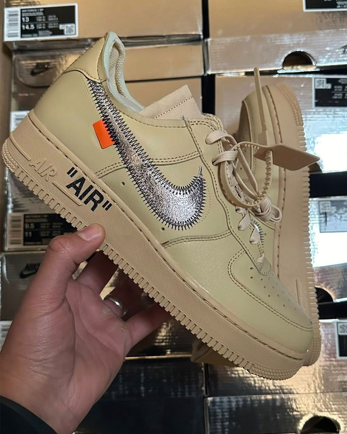 Off White Nike Air Force 1 Low Sesame Fd6900 200 2 Bb2f2d