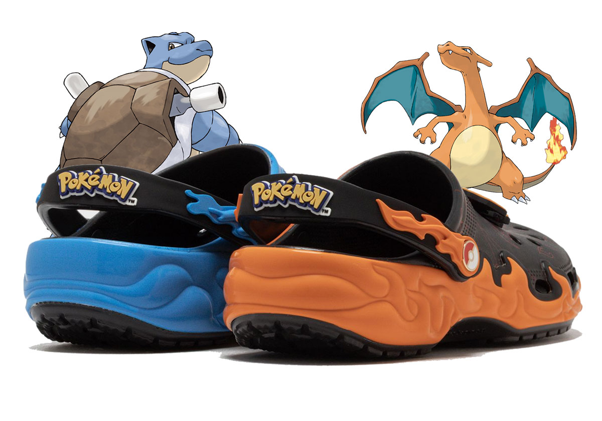 It’s Charizard Vs. Blastoise In The Pokemon x Crocs Versus Clog