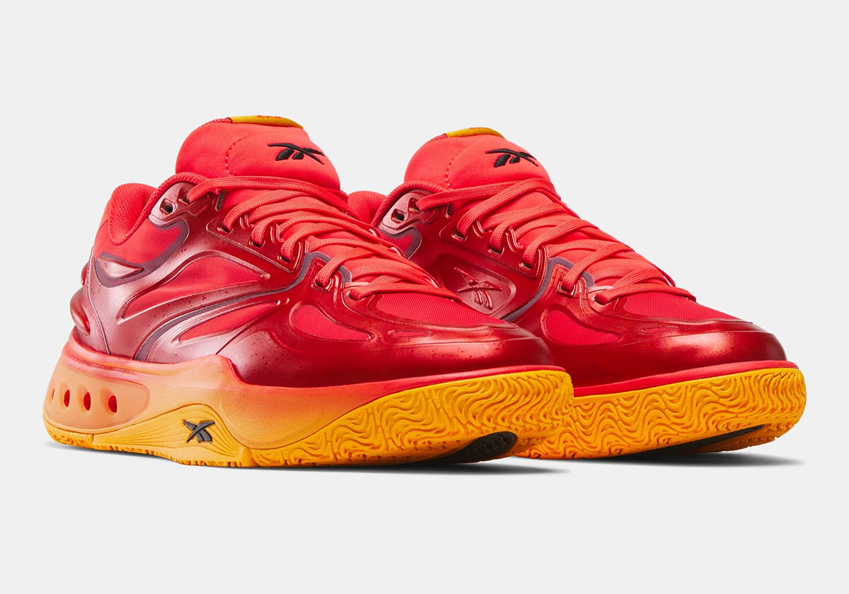 Reebok Engine A Energy Red Electric Amber Black 100218465 5