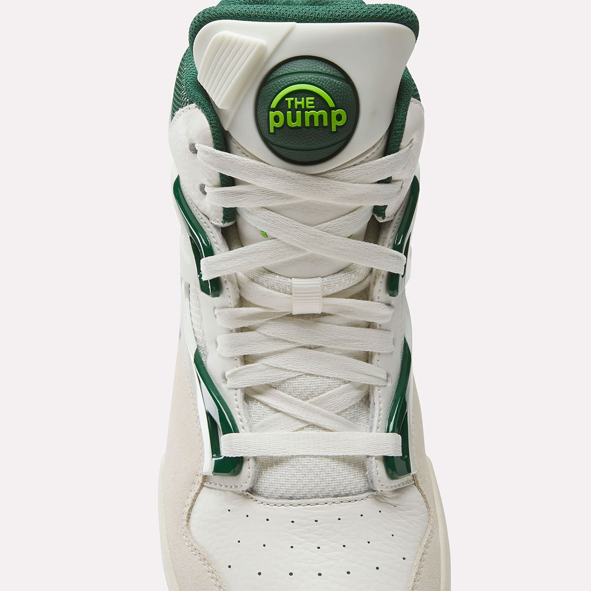 Reebok Pump Omni Zone Ii Chalk Dark Green Paper White 100209103 4