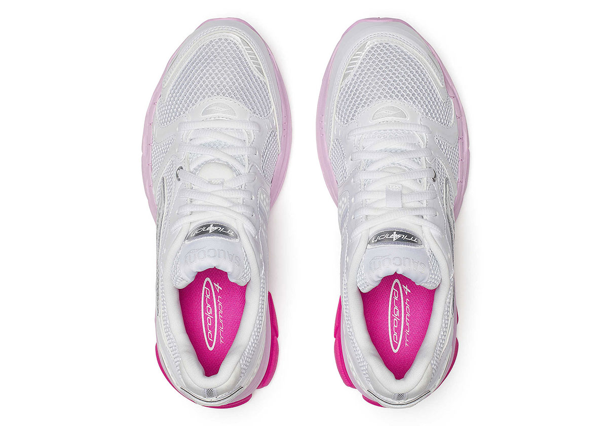 Saucony Progrid Triumph 4 White Pink S60901 1 6