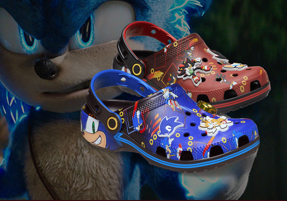 Sonic The Hedgehog Goes Into Sport Mode With The Crocs Classic Clog
