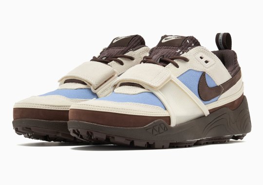Where To Buy The Travis Scott x Nike Zoom Field Jaxx “Leche Blue”