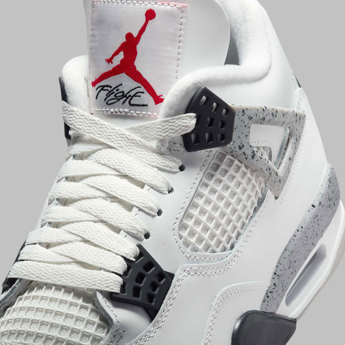 White Cement Jordan 4s 2025 4