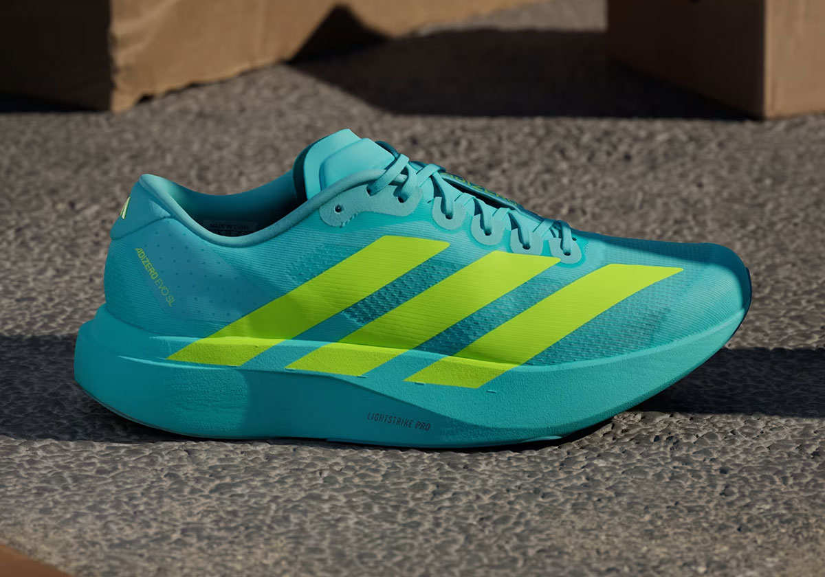 Adidas Adizero Evo Sl Flash Aqua Lucid Lemon Mint Ton Js4506 1
