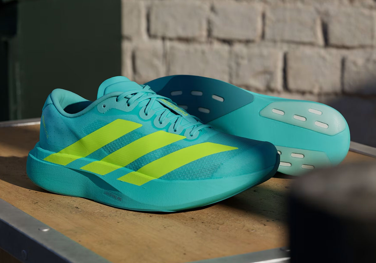 Adidas Adizero Evo Sl Flash Aqua Lucid Lemon Mint Ton Js4506 6