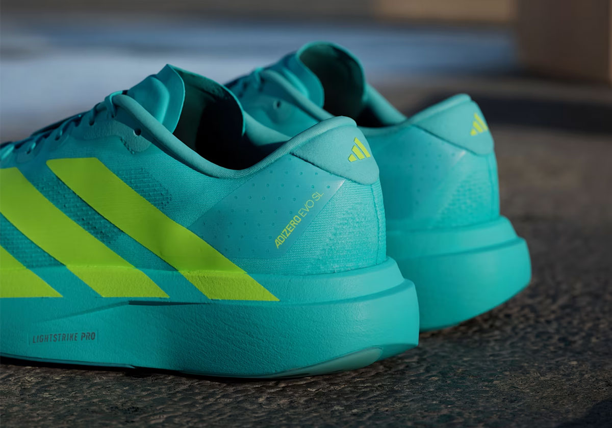 Adidas Adizero Evo Sl Flash Aqua Lucid Lemon Mint Ton Js4506 8