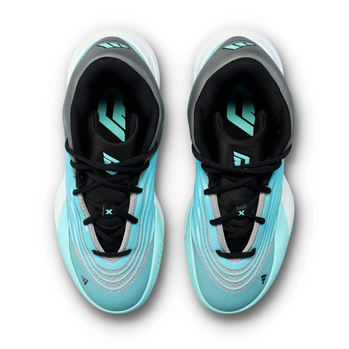 Adidas Dame X Flash Aqua Core Black Grey Two Jp6079 6
