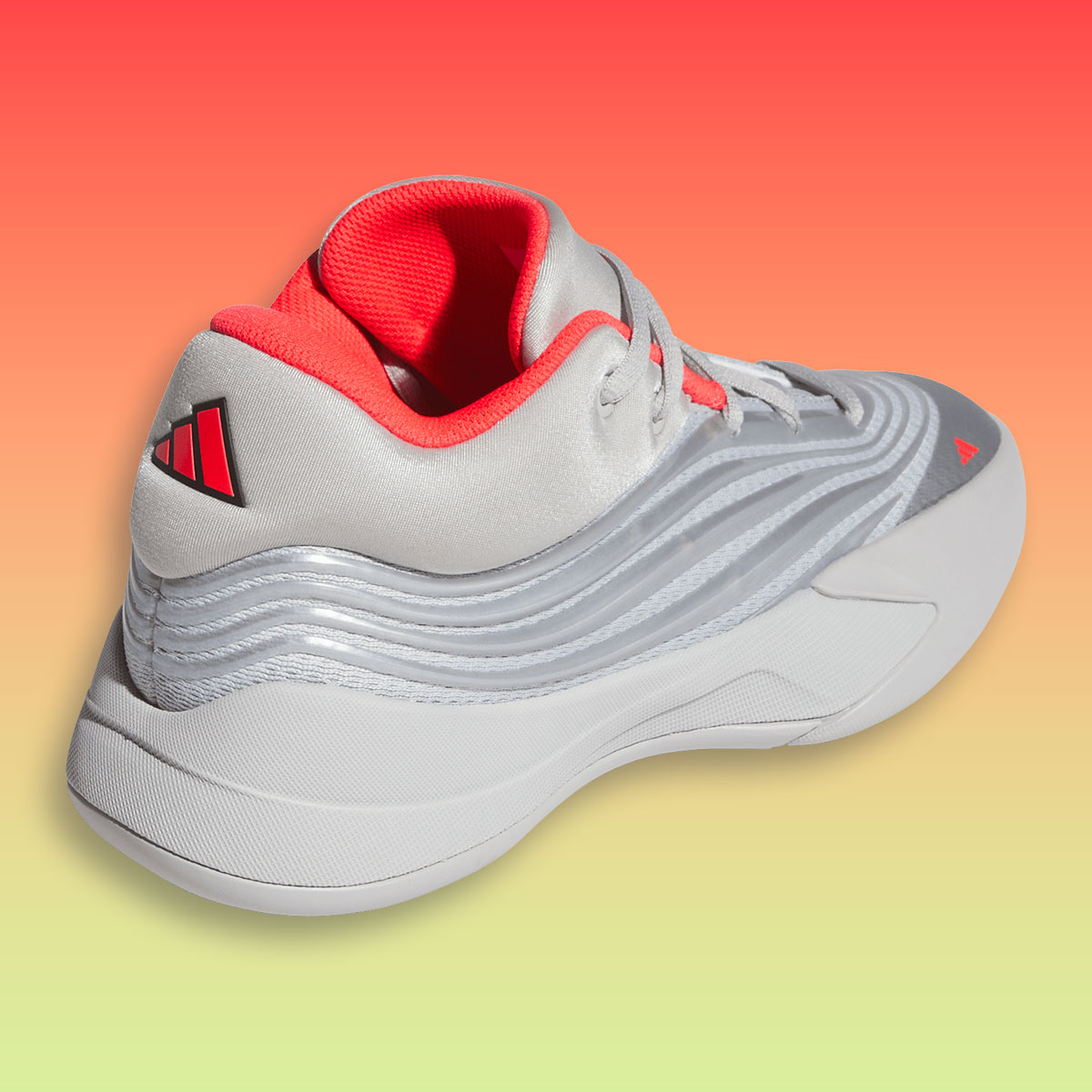 Adidas Dame X Silver Metallic Lucid Red Kj7094 2