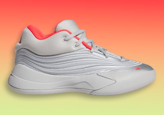 The adidas Dame X “Silver Metallic” Carries Yeezy 2 “Pure Platinum” Vibes