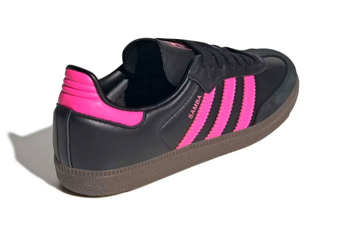 Adidas Samba Core Black Lucid Pink Gum Js1386 5