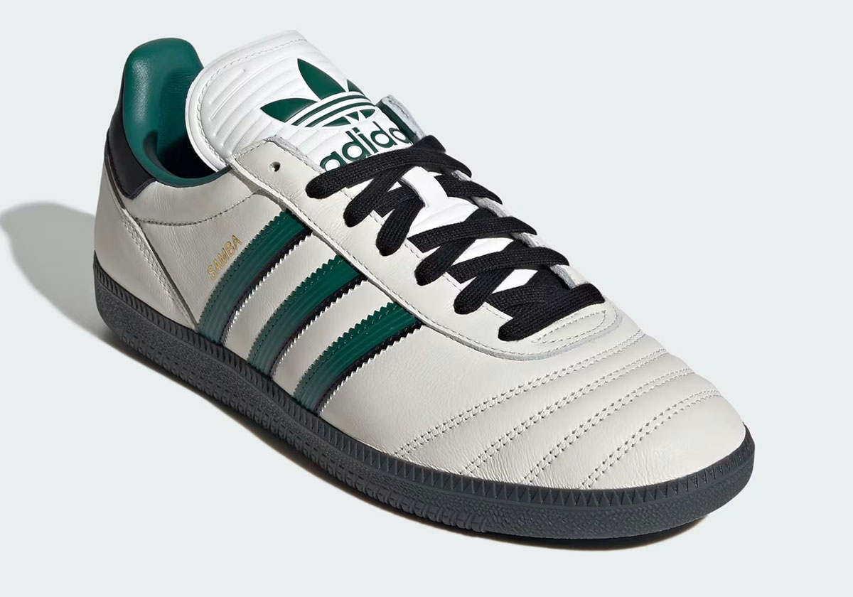 Adidas Samba Jp Core White Collegiate Green Carbon Jr0964 5