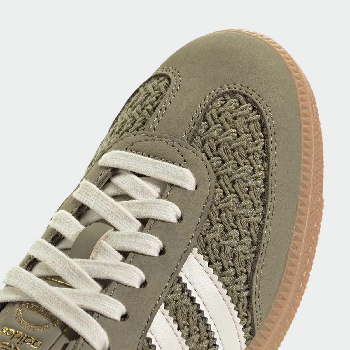 Adidas Samba Knit Orbit Green Cream White Jr9447 4
