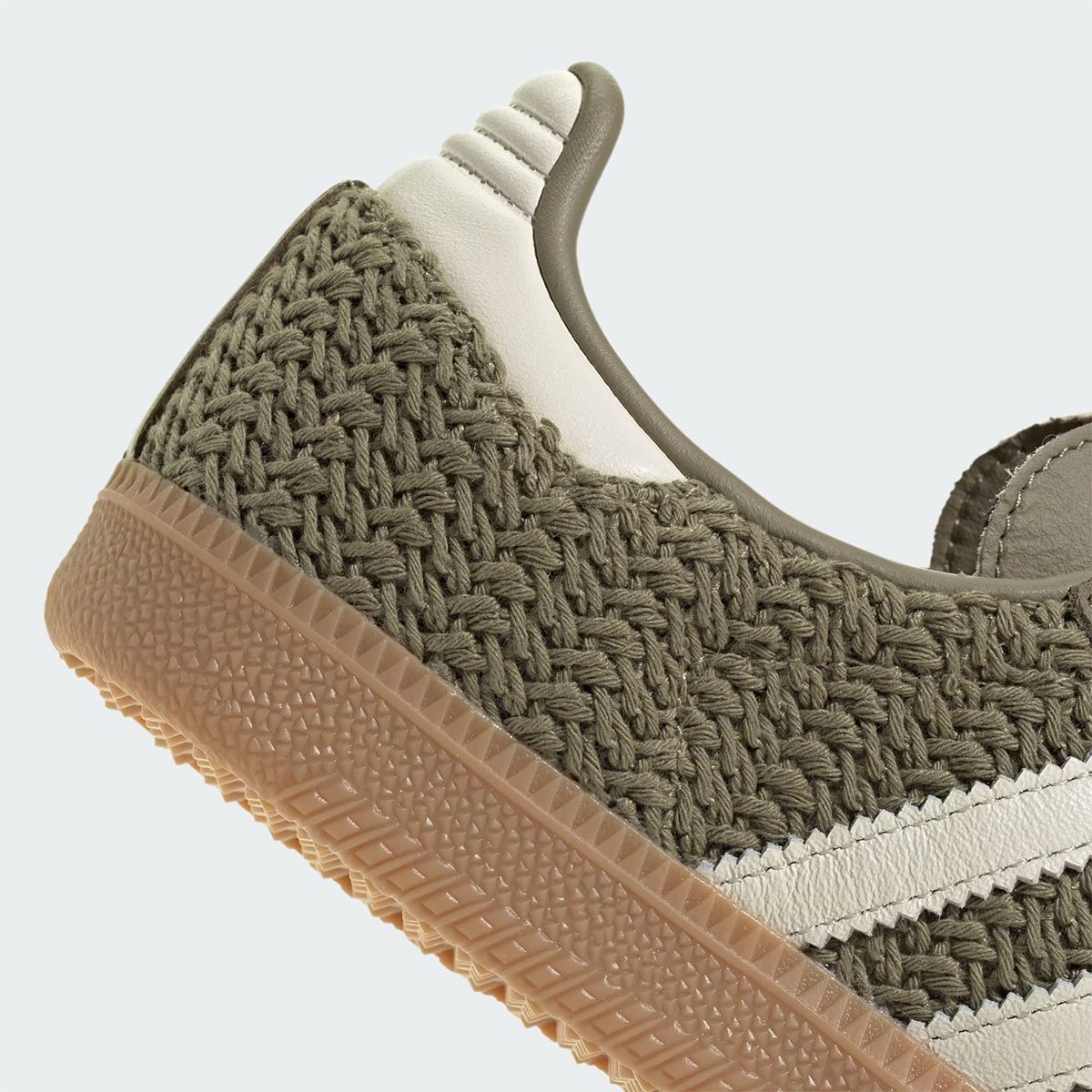 Adidas Samba Knit Orbit Green Cream White Jr9447 5