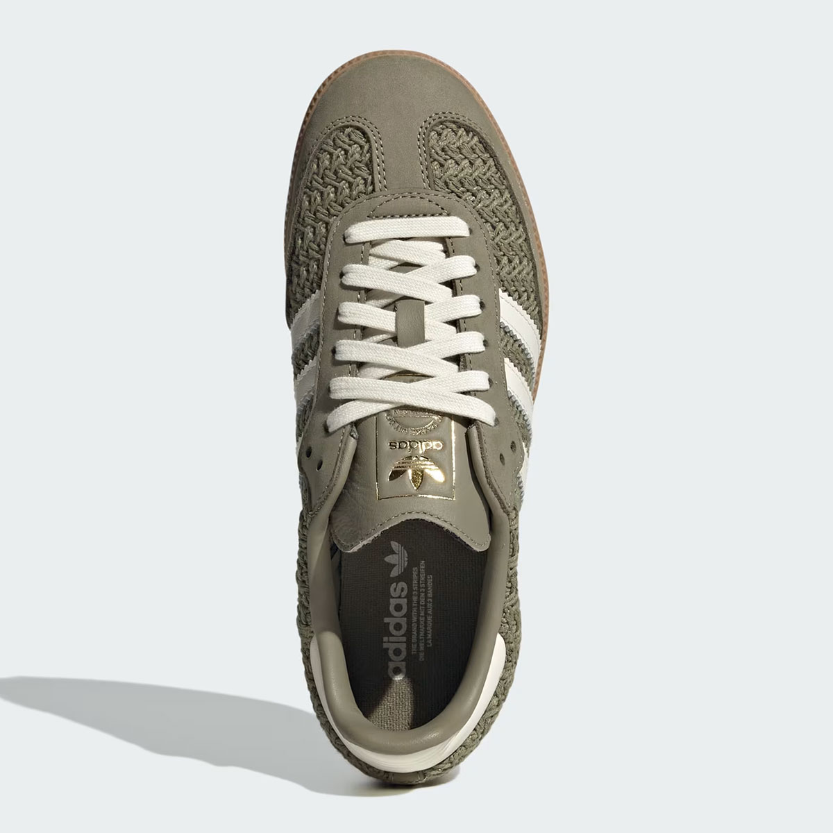 Adidas Samba Knit Orbit Green Cream White Jr9447 7