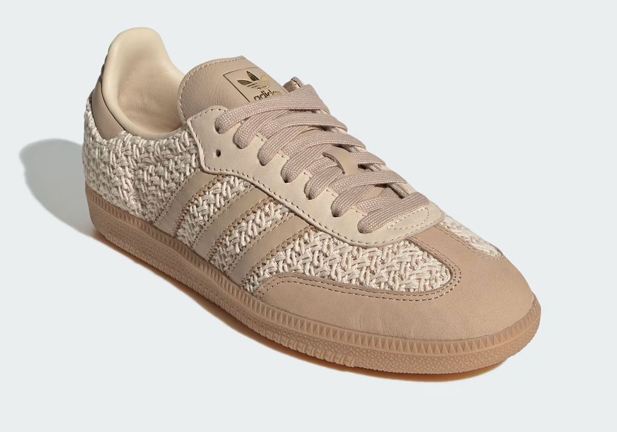 Adidas Samba Knit Sand Strata Magic Beige Jr9446 1