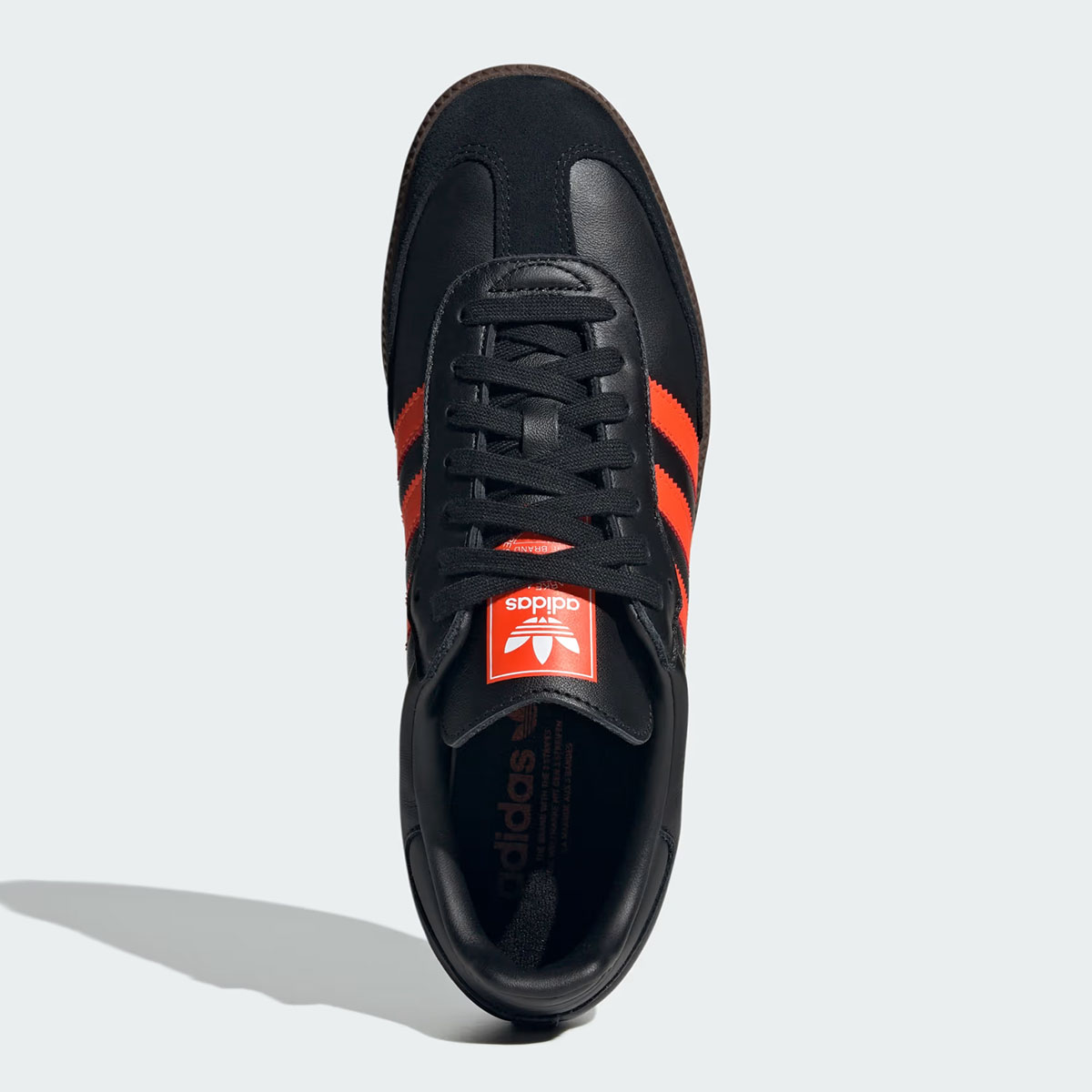 Adidas Samba Og Core Black Impact Orange Gum Jr0910 2