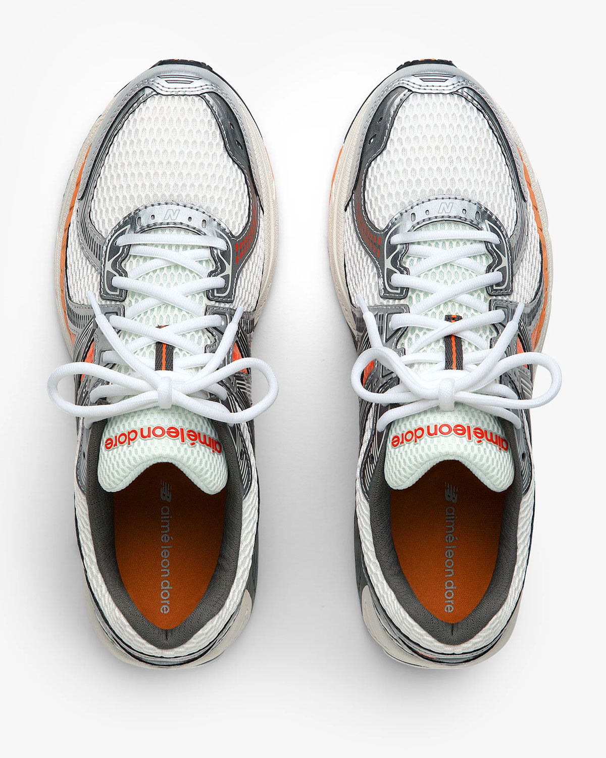 Aime Leon Dore New Balance 860v2 White Silver Orange 5