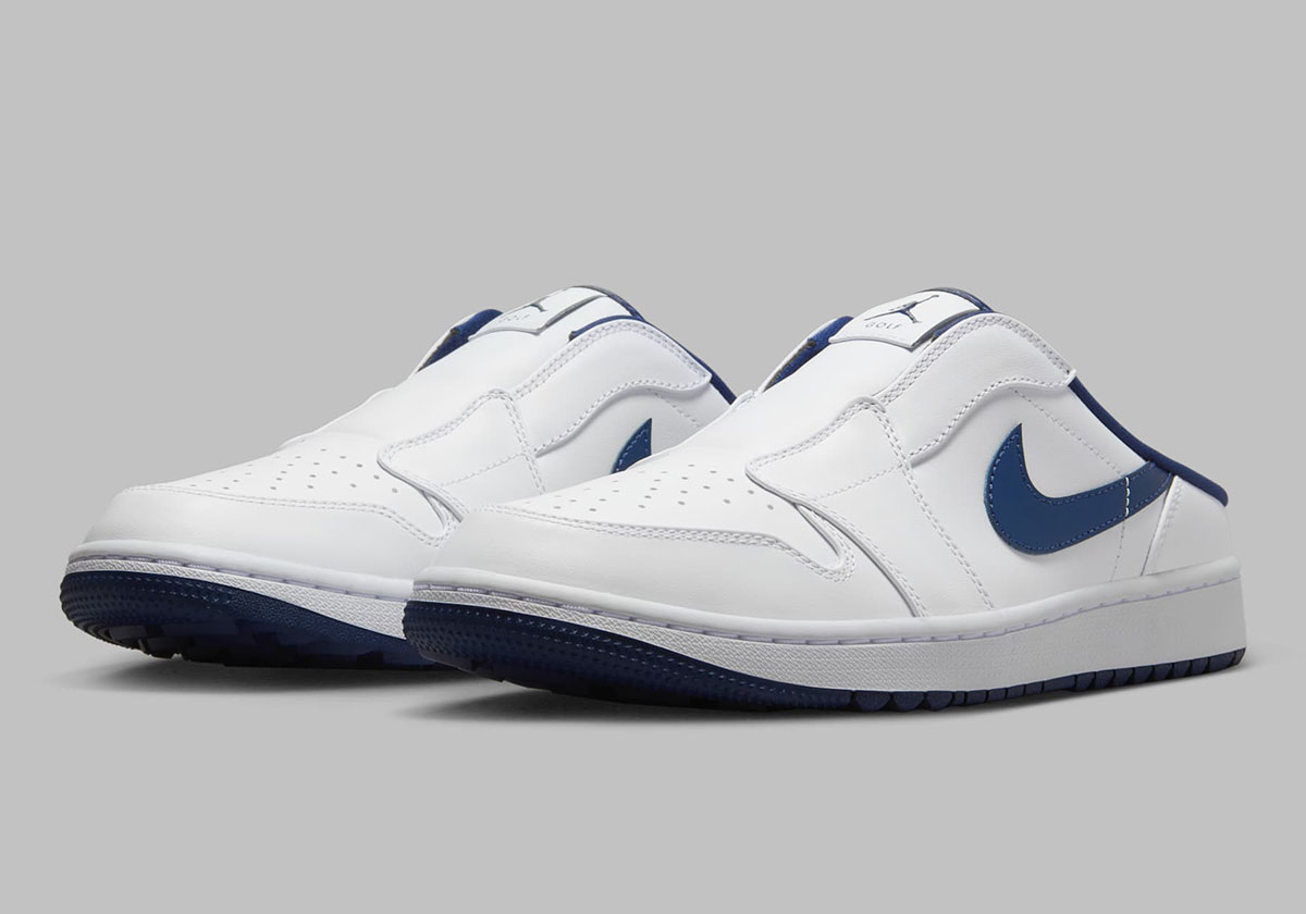 Air Jordan 1 Golf Mule White Midnight Navy Fj1214 103 2