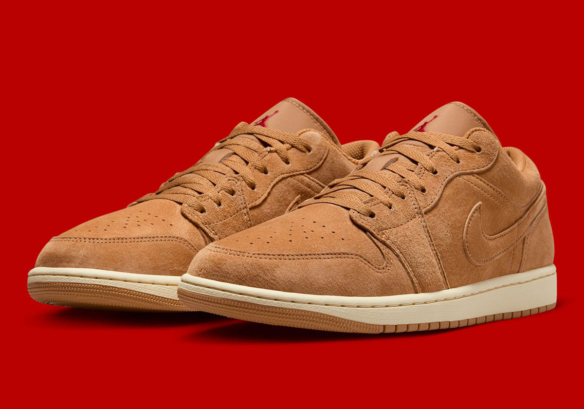 The Air Jordan 1 Low Goes Full "Flax"