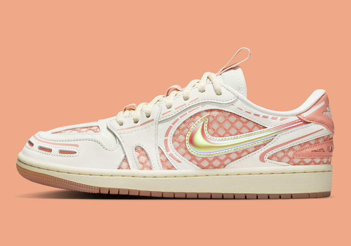 Air Jordan 1 Low Method Of Make V3 Sail Coconut Milk Washed Coral Light Madder Root Hq2186 180 5