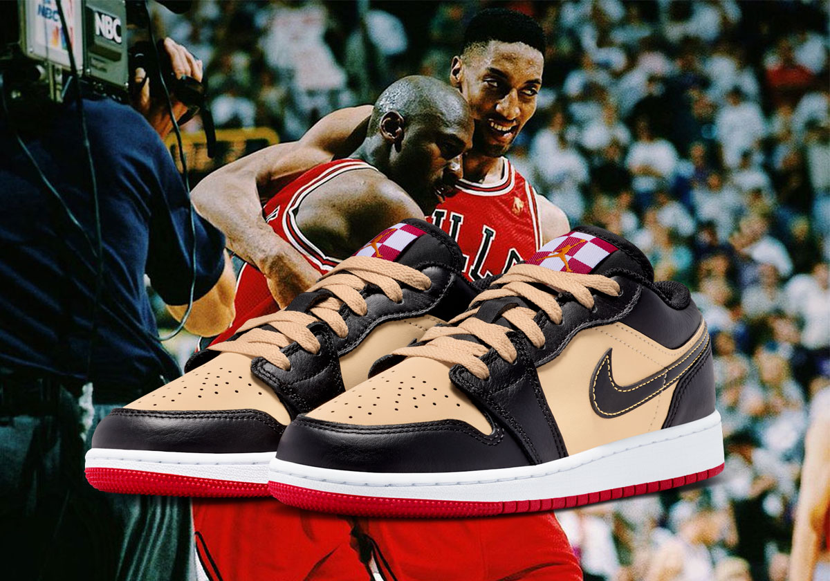 Pizza-Themed Air Jordan 1 Calls Back To The Flu Game Conspiracy