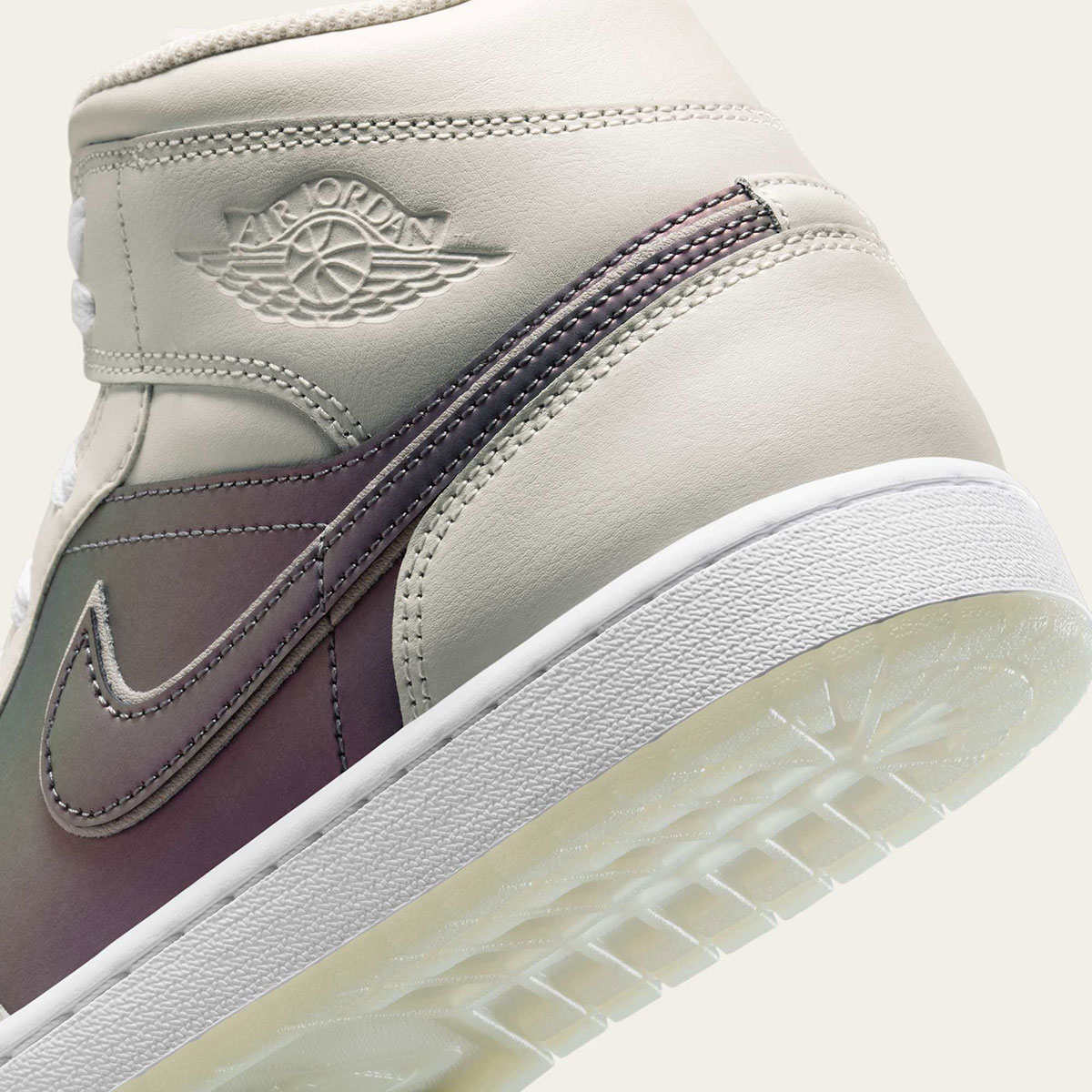 Air Jordan 1 Mid Iridescent Phantom White Ih4107 030 6