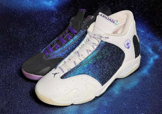 A Rare Look at The Auction-Only Air Jordan 14 Doernbecher “Whiteout” Edition