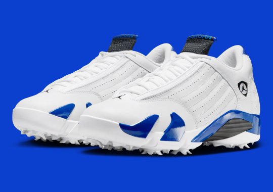 Official Images Of The Air Jordan 14 Golf “Hyper Royal”