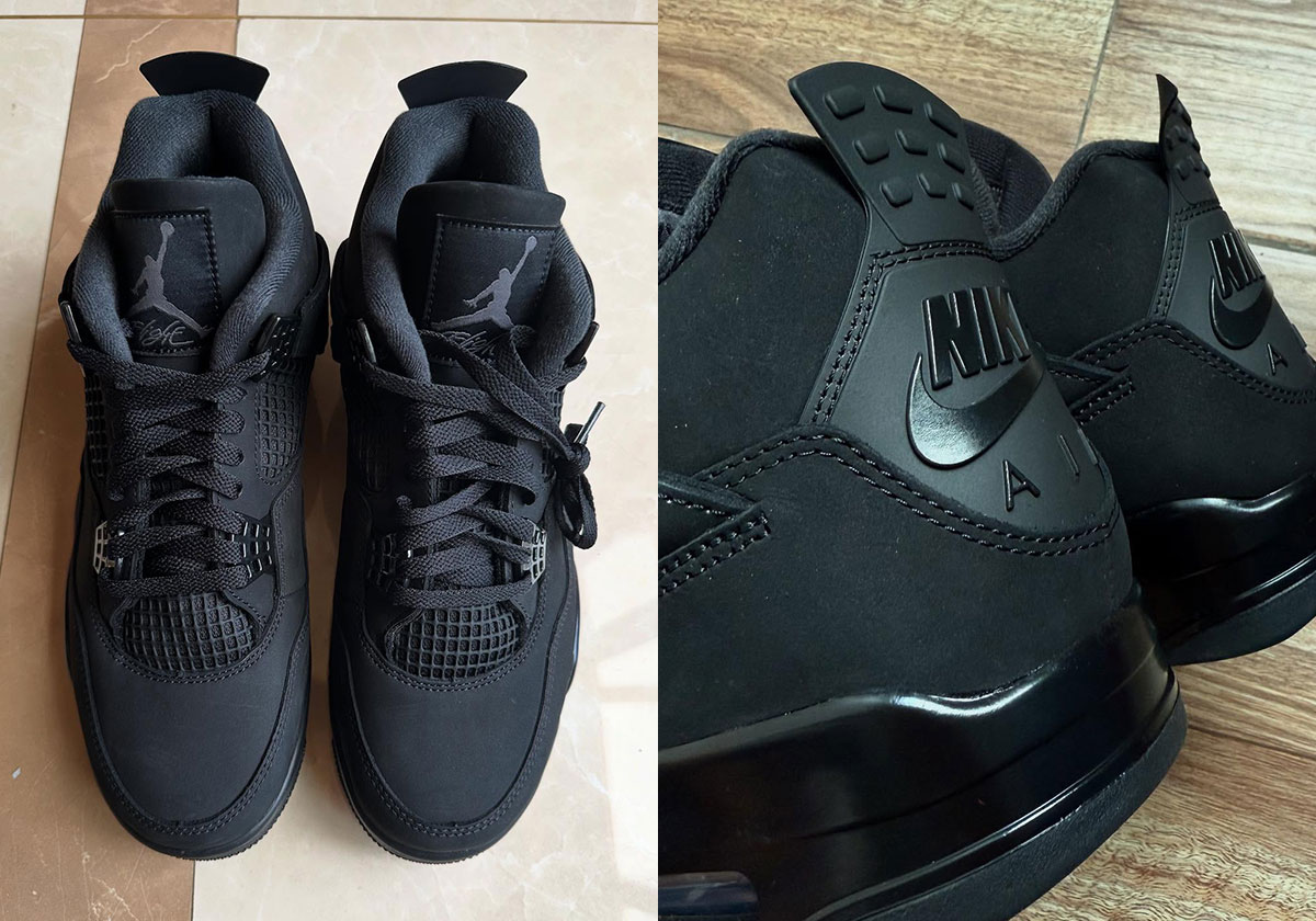 Detailed Look At The Air Jordan 4 Black Cat 2025