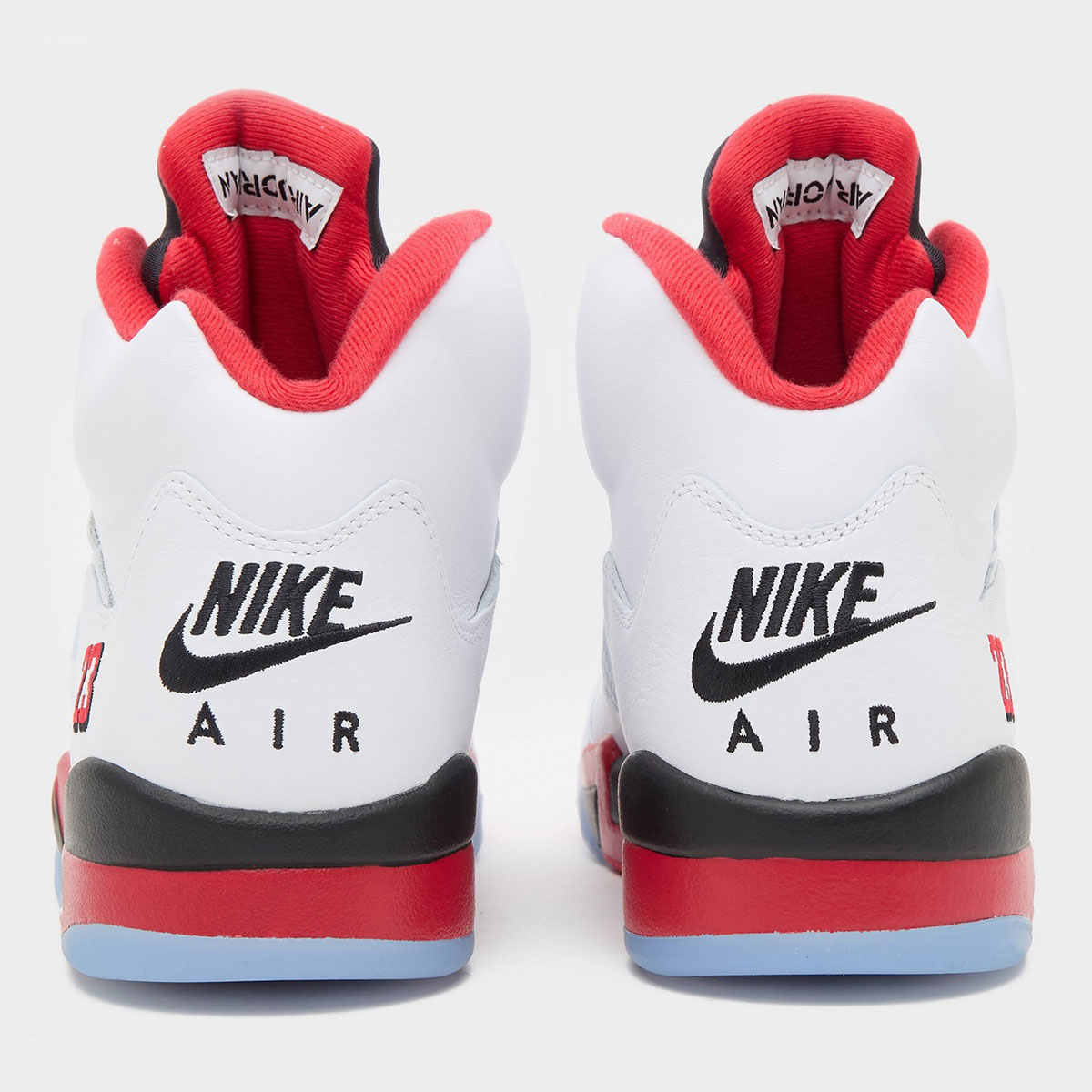 Air Jordan 5 Fire Red Black Tongue 2