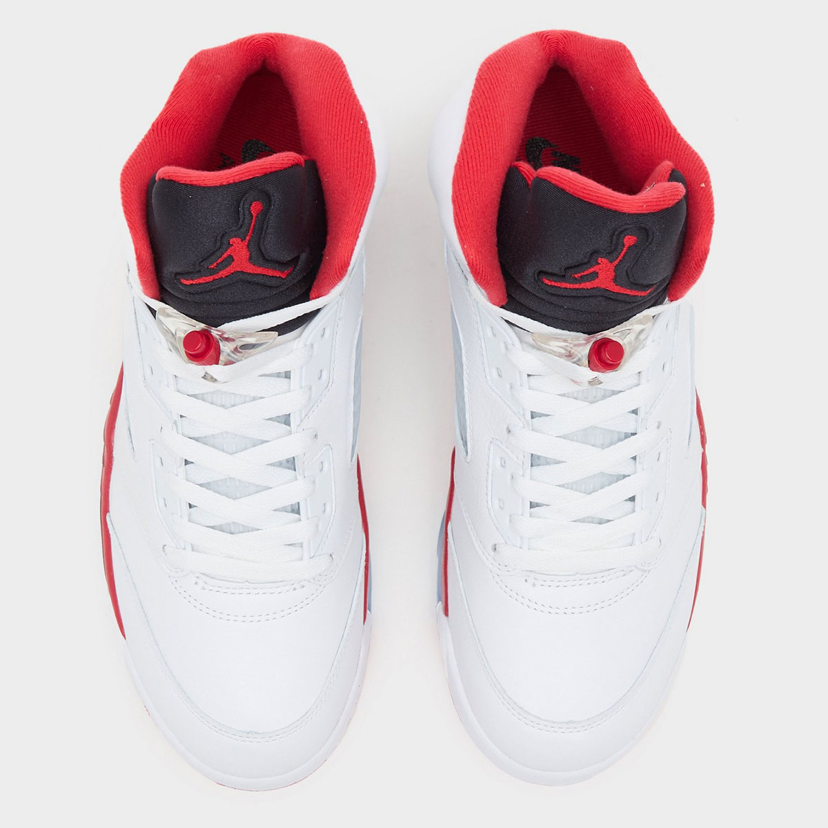 Air Jordan 5 Fire Red Black Tongue 5