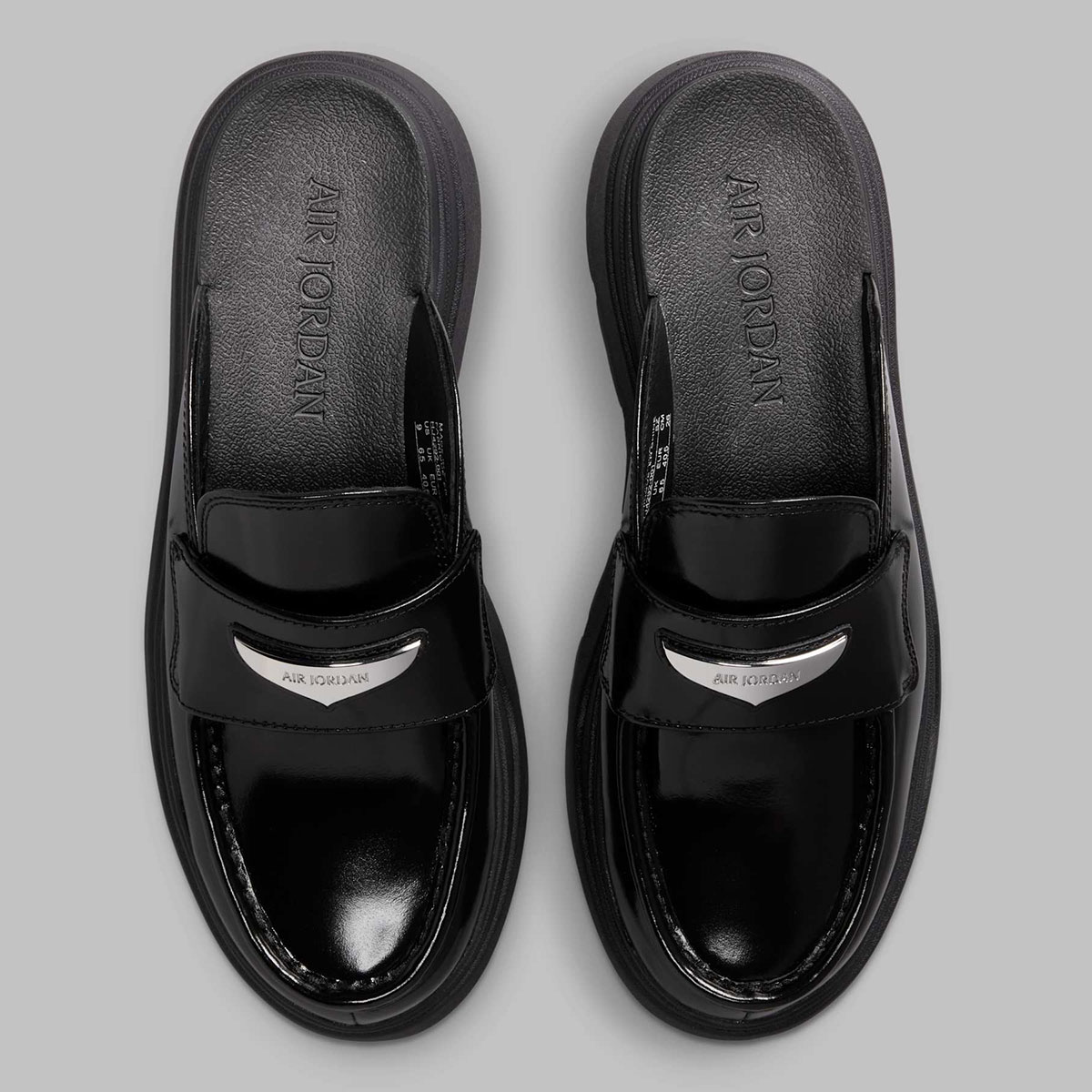 Air Jordan Mule Loafer Black Metallic Silver Hj4292 001 3