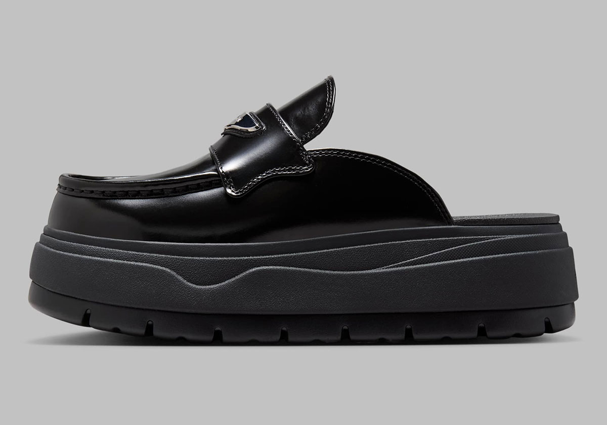 Air Jordan Mule Loafer Black Metallic Silver Hj4292 001 6