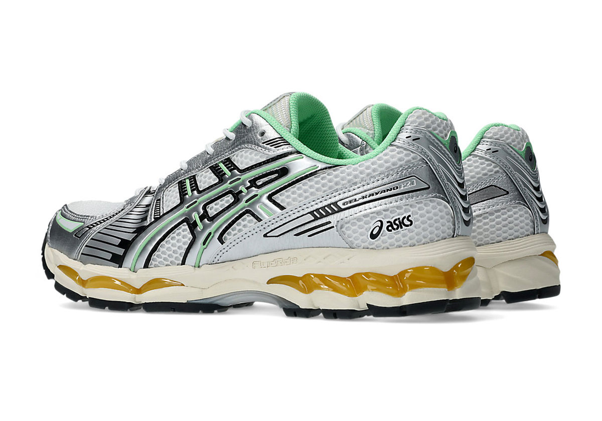 Asics Gel Kayano 12 1 Silver Green Orange 1203a827 100 1