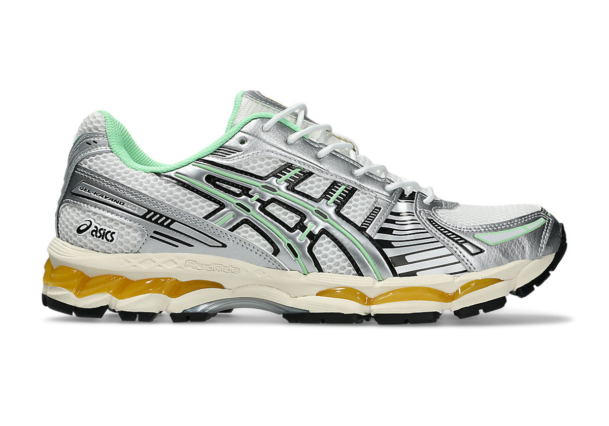 Asics Gel Kayano 12 1 Silver Green Orange 1203a827 100 2