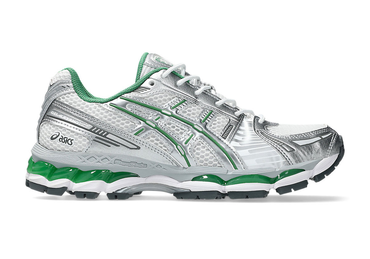 Asics Gel Kayano 12 1 Silver Green White 1203a759 100 2