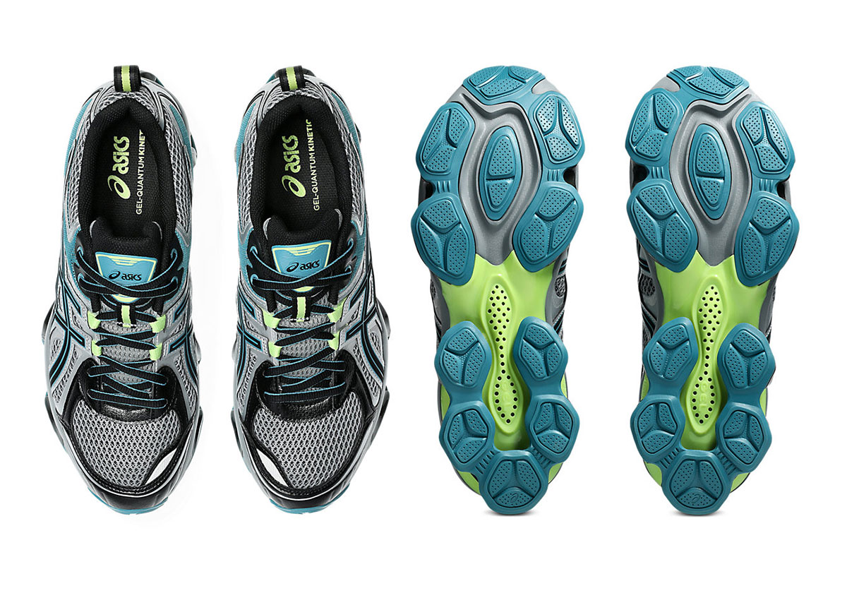 Asics Gel Quantum Kinetic Gravel Black Teal 1203a270 025 1
