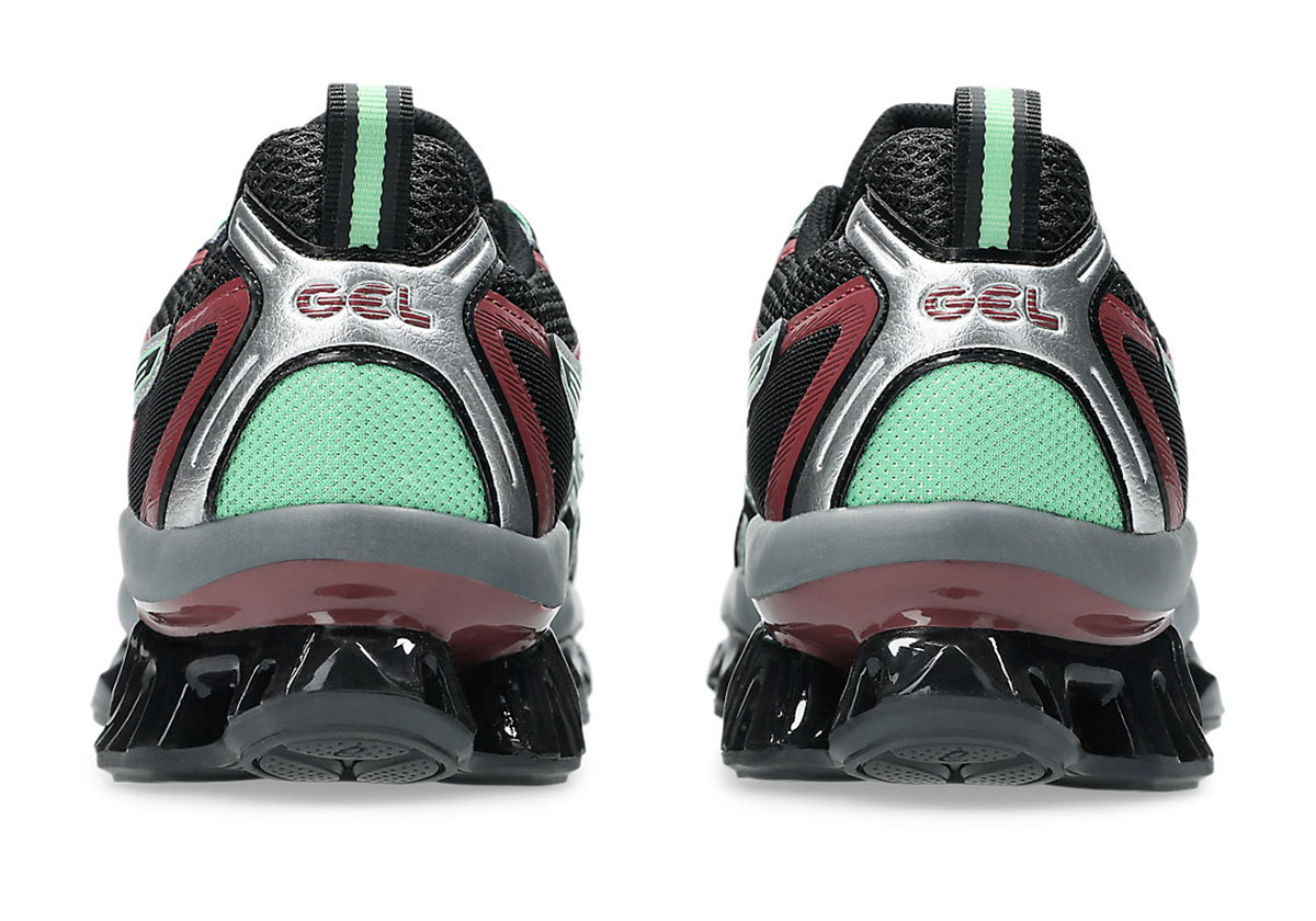 Asics Gel Quantum Kinetic Silver Green Maroon 1203a270 027 1