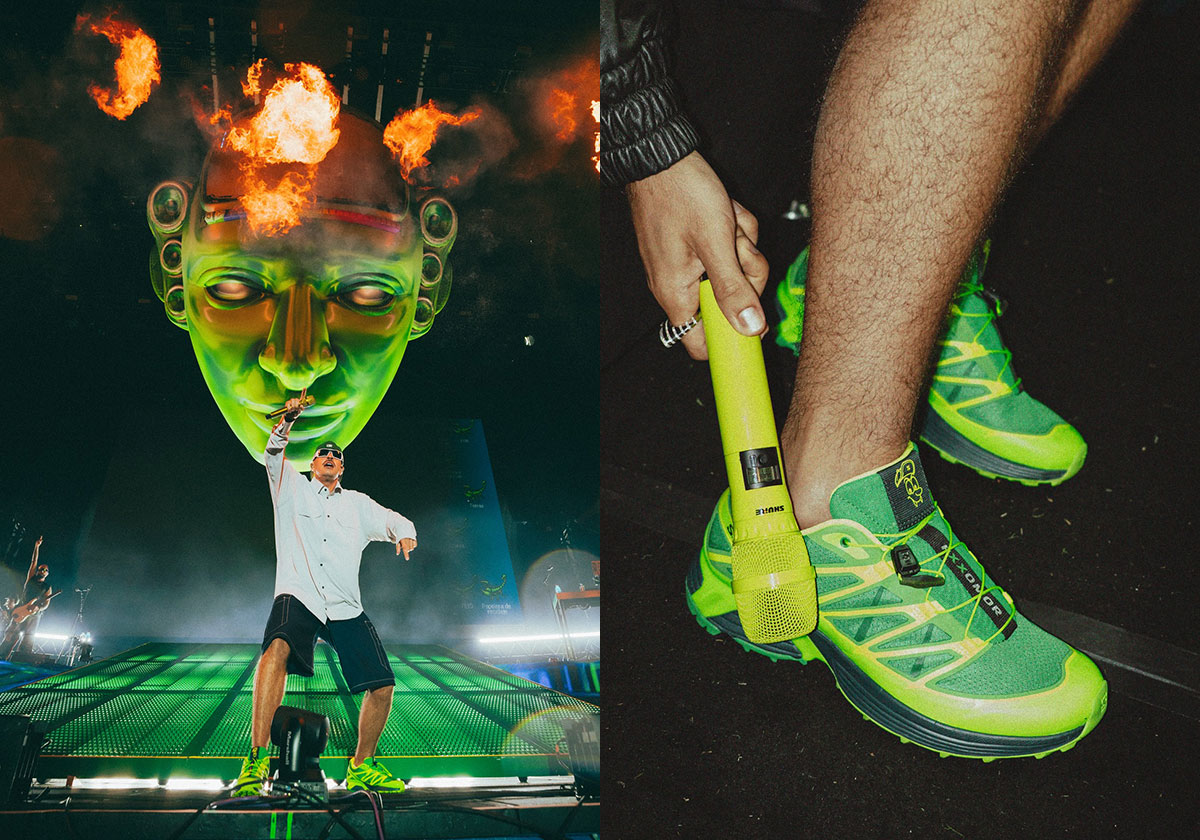 Feid Laces His Salomon XT-Pathway Collaboration At Governer’s Ball