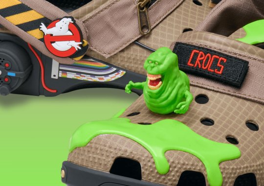 Slimer Stands Tall On The Ghostbusters x Crocs Classic Clog