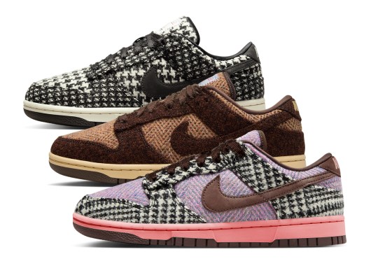 Scotland’s Harris Tweed Dresses Up The Nike Dunk In Three Ways