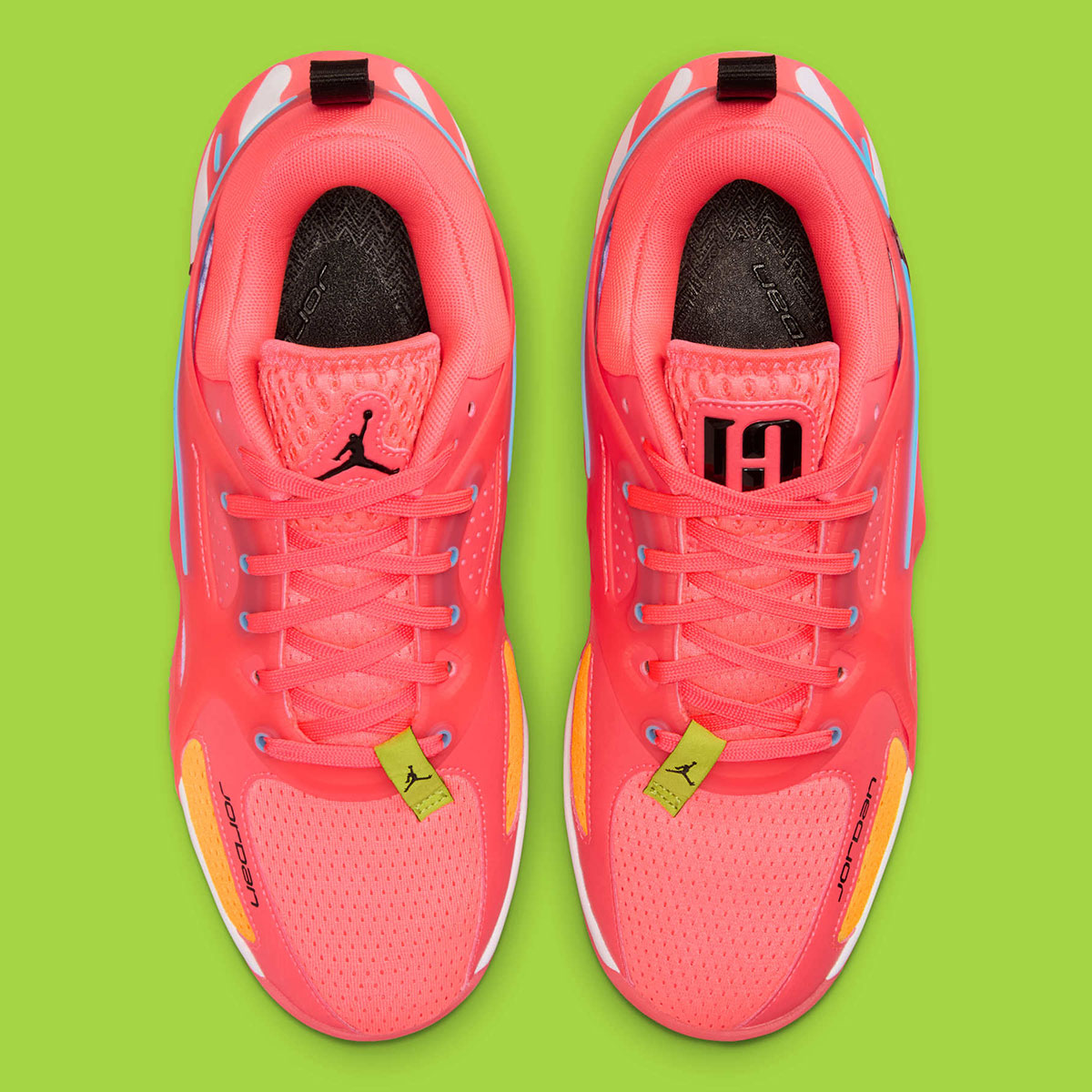 Jordan Heir Be Seen Hot Punch Laser Orange Cyber Black Fz2471 601 2