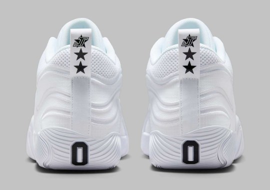 The Jordan Tatum 3 Wears Three Stars For This Black/White Colorway