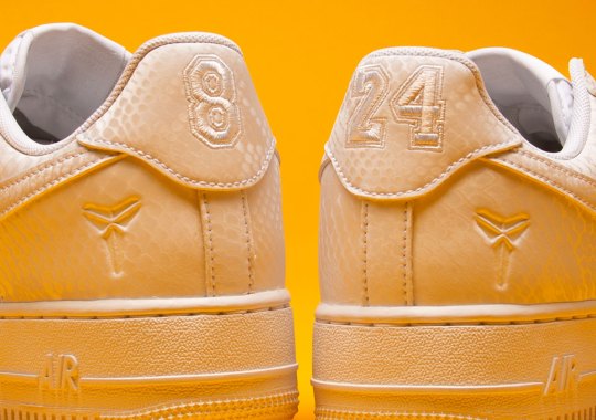 The Kobe Bryant x Nike Air Force 1 Low “Forever White” Launches On July 1st
